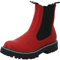 Palado Chelsea Boots Damen Dedej - bequeme Boots - leicht gefütterte Stiefel für Herbst & Winter - modische Stiefeletten Rot UK8 - EU41