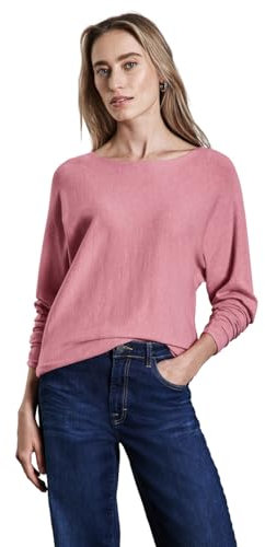 STREET ONE Damen A302974 Dolman Pullover, Sugar Coral Mel., 36 EU