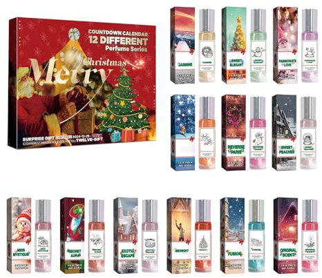 Adventskalender 2024 Frauen, Pheromone Parfum Woman, Venom's Enhanced Scents Pheromon-Parfüm, Upgrade Secret Pheromone Parfüm Set, Weihnachts-Geschenkset für Frauen (1)
