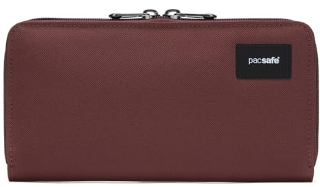Pacsafe RFIDsafe Continental Wallet Garnet Red