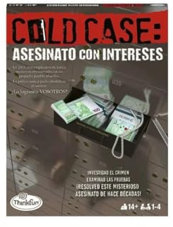 ThinkFun - Scape Room Cold Case 3 | Brettspiele für Erwachsene | Police Case to Solve | Escape Room Brettspiel | Solve The Crime | Spanische Ausgabe