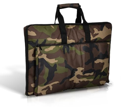 Bingfu Travel Bag for Starlink Gen3 V3 Rectangular Satellite Internet Kit - Double Pocket Design for Antenna, Ethernet Cable, Router, Power Supply - Ideal for RV Camping and Outdoor Use, Camouflage