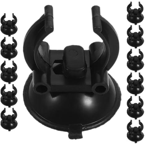 VILLFUL Saugnapf-Clips Für Aquarium Luftschlauchhalter Klemmen Saugnapf Für Tauchlampen Einfache Installation Sichere Halterung Robuste Abs-Konstruktion Vielseitige Anwendung