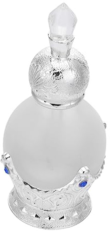 PRETYZOOM 15ml Parfüm Tropfflasche Glas Ätherische Öle Retro Vintage Nachfüllbar Arabischer Stil Reiseflasche