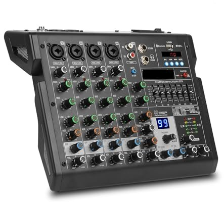 DJ Controller, Metal 99 Dsp Effect Studio Record Dj Sound Live Mixer Console For Home Studio Party