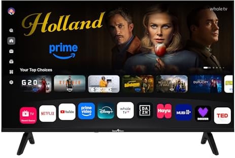 Smart Tech TV LED FHD 40' (100 cm) 40FH01K Smart TV Whale os- Molotov, Netflix, Prime Video, Disney+, Youtube, Plex 3xHDMI - 2xUSB