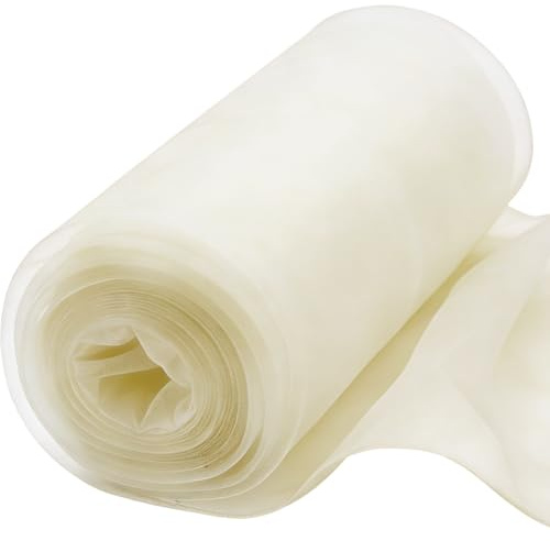 Tüll Meterware, Organza Stoff, Tüll Stoff, Tüllstoff Rolle 30 cm x 92 m, Hochwertiger Tüll Für Hochzeitsdeko, Tutu Röcke, Partydekoration Und Bastelprojekte (Beige)