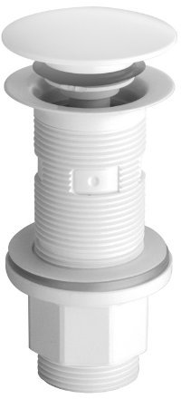 Ondyna Cristina - Bondes et accessoires vasque et lavabo - Bonde lavabo recoupable UP&DOWN Ø64 (G1 1/4) Blanc - Cristina Ondyna WA32006