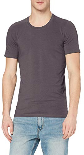 Stedman Apparel Men's Clive Crew Neck/ST9600 Premium Slim Fit Classic Short Sleeve T-Shirt, Slate Grey, X-Large