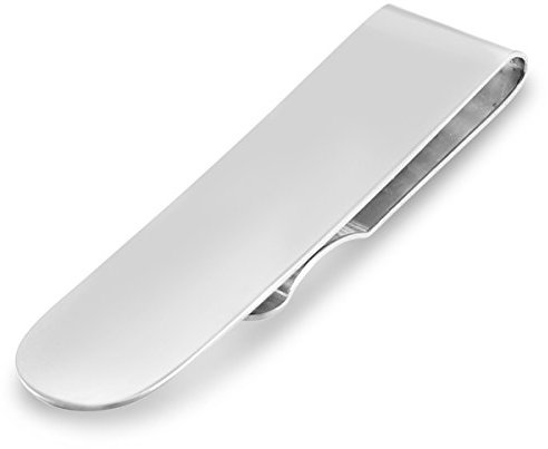 Alexander Castle Schlanke Solide 925 Sterling Silber Geldklammer für Herren - Kommt in Herrenschmuck Präsentationsbox