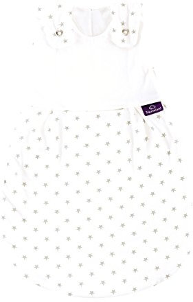 Träumeland S0101405 Außenschlafsack LIEBMICH Sternchen grau, Größe 68/74, mehrfarbig