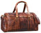STILORD 'Myles' Vintage Reisetasche Herren Leder Weekender zum Umhängen Overnight Duffle Bag Großes Reisegepäck XL echtes Rindsleder, Farbe:Kara - Cognac