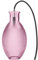 LEDVANCE Vintage Edition 1906, Tischleuchte mit E27 Sockel, Pinkes Glas, Ohne Leuchtmittel, Carved Table Grape
