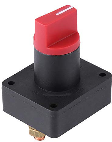 Yctze pour coupe circuit batterie 12v Commutateur de déconnexion de batterie 6MM 300A Isolateur de batterie de bateau de bateau de camion de voiture Déconnecter Couper le commutateur de puissance