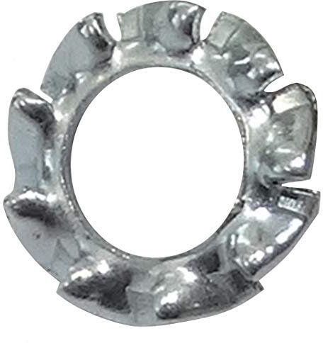 AERZETIX - C44521 - Satz von 50 Sicherungsscheibe zahnscheiben M3 für bolzen schraube M3 - außengezahnt - aus verzinktem stahl - DIN6798 - montage muttern spannen dichtung befestigung
