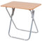 Acan Mesa de Madera Plegable Rectangular portátil. Mesa Auxiliar Multifuncional con Patas tubulares para Exteriores, terraza, jardín, Patio o Interior del hogar (70 x 50 x 70 cm)