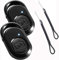 2PCS Bluetooth Telefono Autoscatto Pulsante di Scatto, Manufatto Selfie per Telefono Cellulare Senza Fili compatibile OS Android, Bluetooth Telefono selfie Telecomando e Cordino Regolabile da Polso