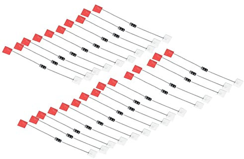 VANEZ 25 x Sperrdioden für LED Blinker zur Entkoppung der Kontrollleuchte Widerstand, Widerstände Motorrad Mini Universal