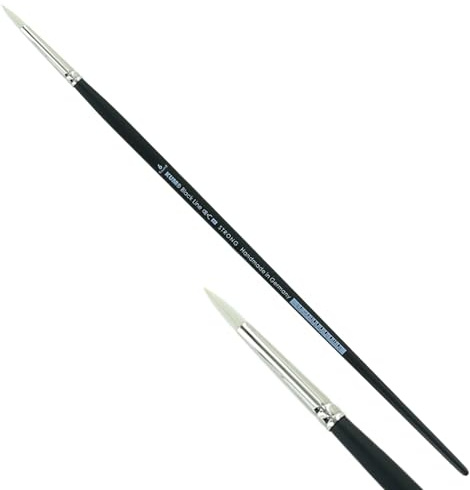 KUM - Acryl- und Ölpinsel Black Line Rund Größe 6
