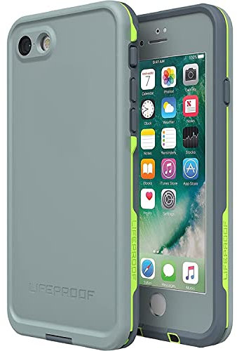 LifeProof FRĒ Series Waterproof Case for iPhone SE (3rd and 2nd Gen) & iPhone 8/7 (Only - Not Plus) - Non-Retail Packaging - Drop in (Abyss/Lime/Stormy Weather)