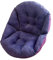 Zaslan Coussin de Chaise - Rehausseur de Chaise Doux avec Dossier en Forme Coquille Peluche pour Chaise Jardin et Fauteuil, Épaissir Antidérapant Étudiant Coussin de Chaise