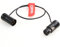 DRRI Low-Profile NEUTRIK XLR 3Pin Buchse auf Stecker Audiokabel für Soundgeräte 302 552 633 688 788T | Zaxcom Gerät | Sennheiser MKE 600