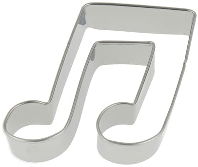 Ausstecher Geige aus Edelstahl – Keksausstecher & Plätzchenausstecher 7,5 cm, Keksform für Weihnachten, Backen, Fondant, Marzipan & schönes Geschenk für Musiker