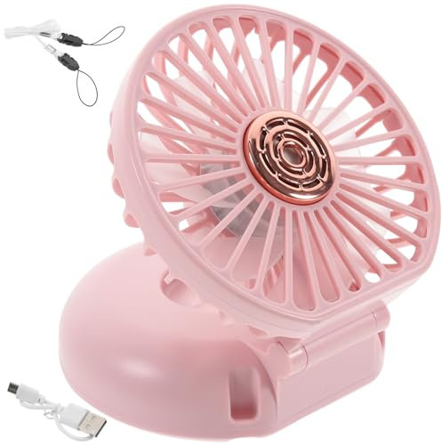 Ciieeo Ventilateur De Chargement USB Ventilateur De Cou Suspendu Mini Ventilateur Pliable Petit Ventilateur D'Été Ventilateur De Poche