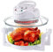 Four halogène turbo à faible teneur en matières grasses 12 litres, triple puissance de cuisson halogène, convection et infrarouge, minuterie de 60 minutes, cadran de température réglable, cuisinière