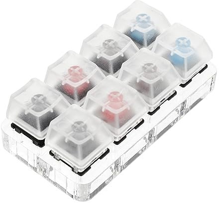 Angoily Strumento Di Prova Per Tastiere Tester Per Tastiere Portatile Supporto in Acrilico Tester Per Tastiere