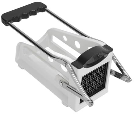 Professional Stainless Steel French Fry Cutter - Manual Potato and Vegetable Cutter for Potatoes, Carrots, and Cucumbers