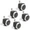 Topstar Bürostuhlrollen Set 5 Stk. 6990-3 Stiftgröße 10mm / Durchmesser 55mm