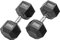 Bad Company I Kurzhanteln gummiert für Aerobic, Gymnastik und Fitness 50 Kg (2x25,0)