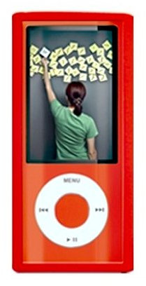 Puro Crystal Sleeve iPod Nano 5 G – MP3/MP4 Hüllen 42 x 10 x 92 mm) rot