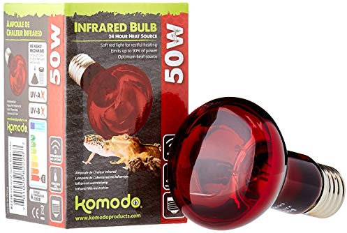 Komodo Infrared Heat Lamp ES, 50 Watt