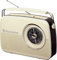Roadstar Vintage Portable LW/MW/FM Radio - Cream