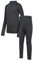 Trespass Kinder UNITE360 Schnelltrocknendes Baselayer Set Hose Und Langärmliges Oberteil, Black x, 9/10