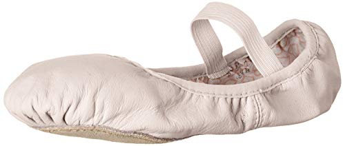 Bloch Mädchen Obermaterial aus weichem Leder, Flexibilität Außensohle aus Wildleder, Theatrical Pink