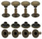 GETMORE Parts Hohlnieten, Einzelkopf, Einzelkopfniete, einseitig verschlossen, zweiteilig, Stahl - ab 100 Stück, antik, 12 mm