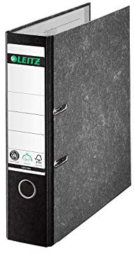 Leitz hochwertiger Ordner 180°, breit | 20er Pack, Schwarz , 1