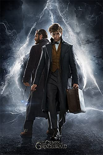 Fantastic Beasts - 2 - Newt & Dumbledore - Film Kino Poster Druck - Größe 61x91,5 cm
