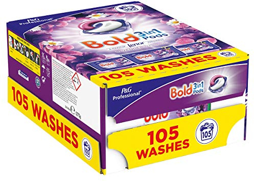 Bold Professional Washing Capsules Laundry Loads, Lavender and Camomile, 105-Count