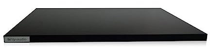 bFly-audio Flatline Gerätebasis in schwarz | belastbar max. 75 kg (XL = 56 x 46 cm, Basic)