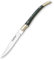 MIGUEL NIETO Navaja Clasica 419 de 17,5 cm, con Hoja de Acero AN-58 de 8 cm, Mango de Madera Stamina con Virola de Laton, Sistema de Cierre de Pistón