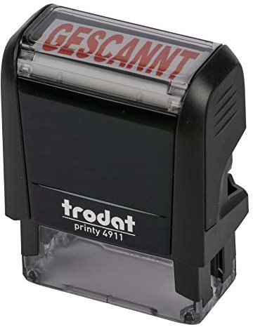 Trodat Printy 4911 schwarz GESCANNT ROT