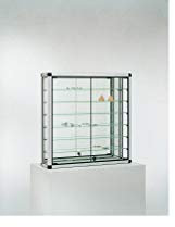 Vitrina mural expositora con estructura de aluminio vitrinas-online.es Vitrine en Verre AL-6