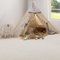 Steffensmeier Teppichboden Cambridge Young Meterware | Auslegware für Kinderzimmer Wohnzimmer Schlafzimmer | Creme, Größe: 400x700 cm