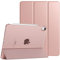 TiMOVO Funda para iPad Air 11 Pulgadas M3/M2 (2025/2024), iPad Air 5ª/4ª generación (2022/2020) 10,9 Pulgadas, Cubierta Trasera Tableta Inteligente con Auto Estela/Sueño, Oro Rosa