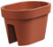 botle Jardinière de Balcon Ovale en Terre Cuite 39,5 cm 12,3 l