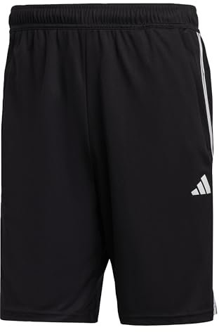 adidas Homme Train Essentials Piqué 3-Stripes Training Shorts, Black/White, XXL